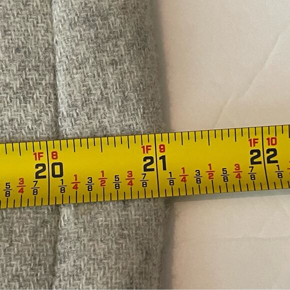 J Crew Classic Light Gray Wool Blend Academia Prep Career Skirt NWOT Size 8 - Picture 12 of 13